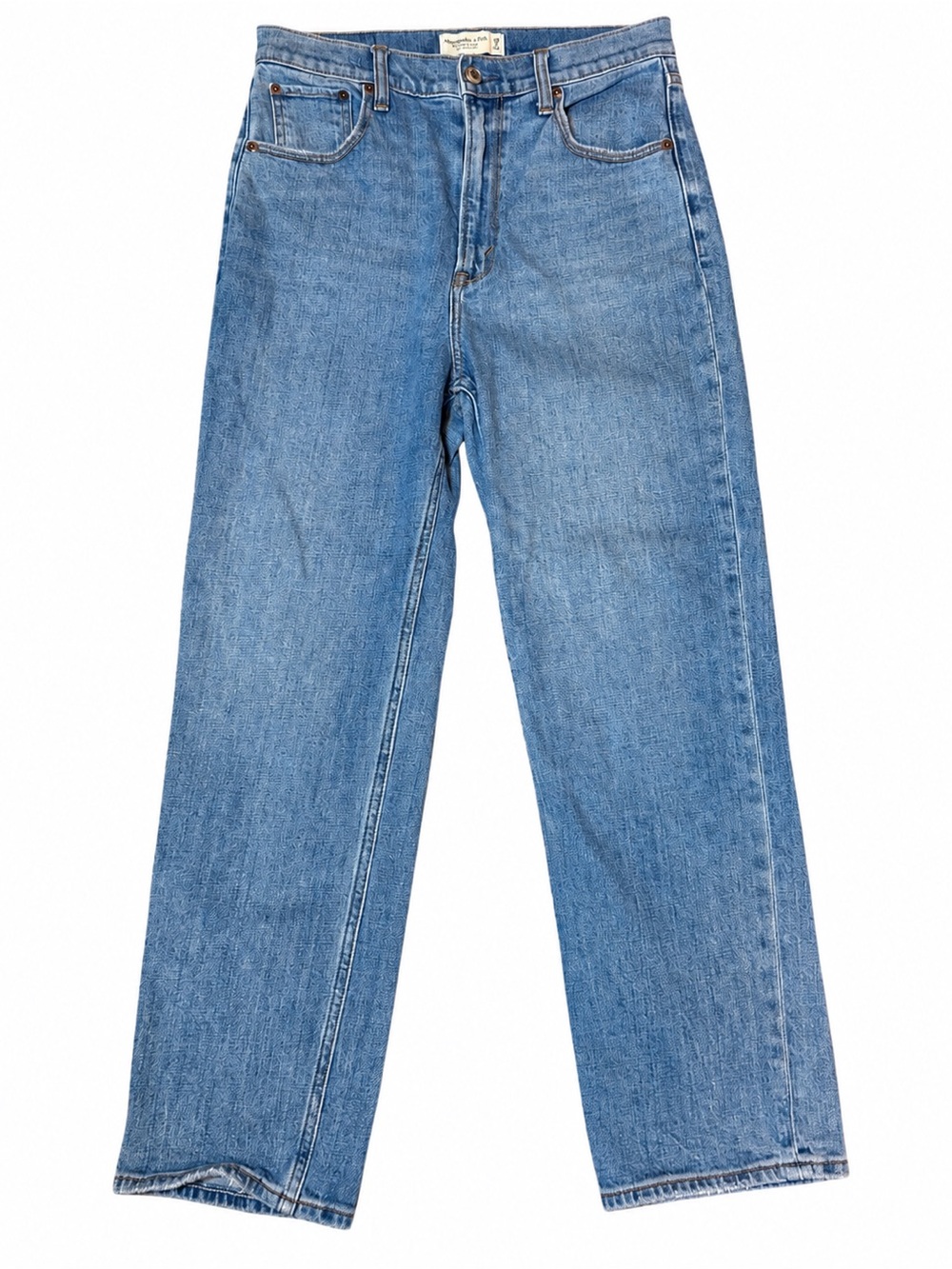 Abercrombie & Fitch 90s Straight Ultra High Rise Jeans 29/8 Medium Wash